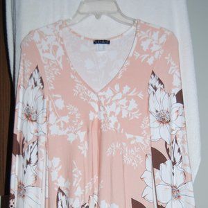 Pink Floral Leopard Print Dress